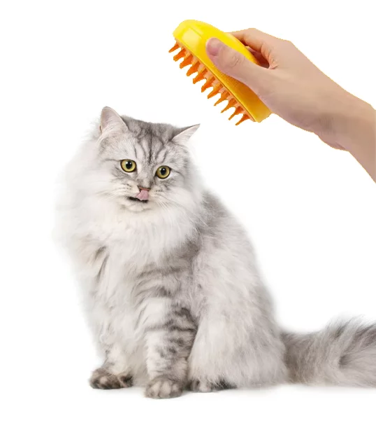 Cepillo Vaporizador para Gatos y Perros